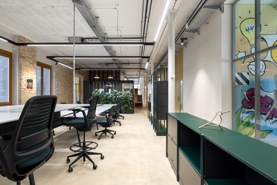 Moodbild: Coworking Arbeitsplätze im SteamWork in Karlsruhe